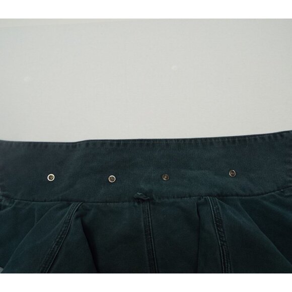 Vintage Carhartt Green Chore Work Jacket Brown Corduroy Collar Fits Like Medium - Picture 8 of 13